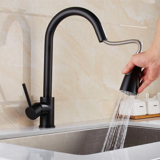 Neues Design Spray Sink Küchenarmatur Ausziehbarer Waschbeckenhahn